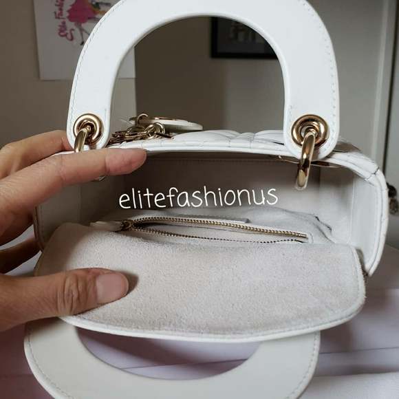 New Lady Dior mini milk gold hw - Picture 3 of 15